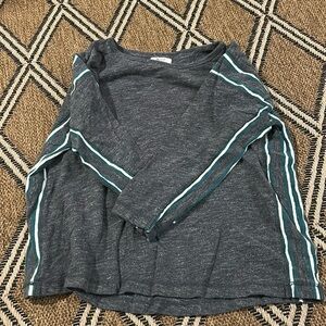 Madewell striped detail sweatshirt